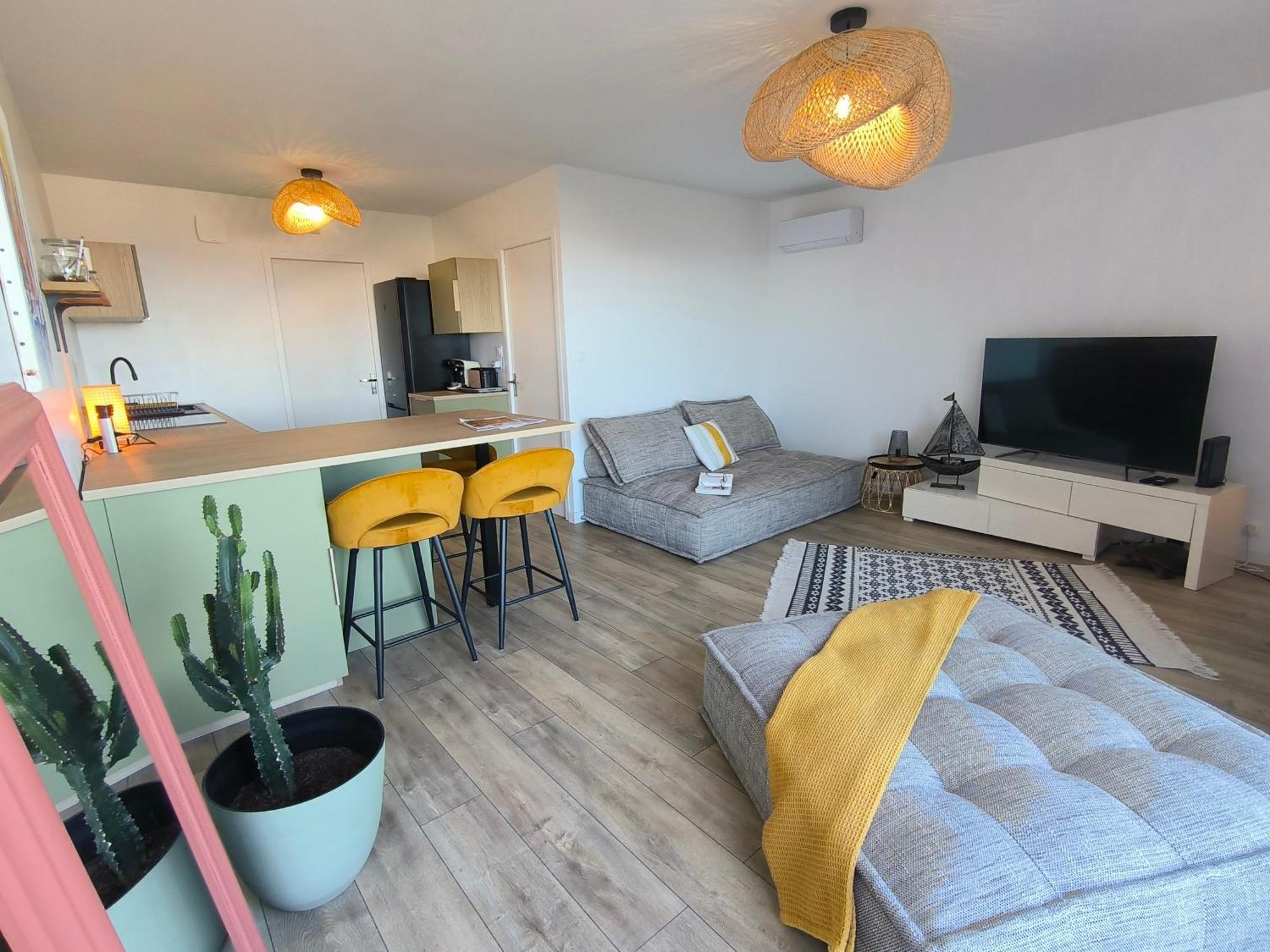T2 Vue Parking Gratuit Appartement Hyères
