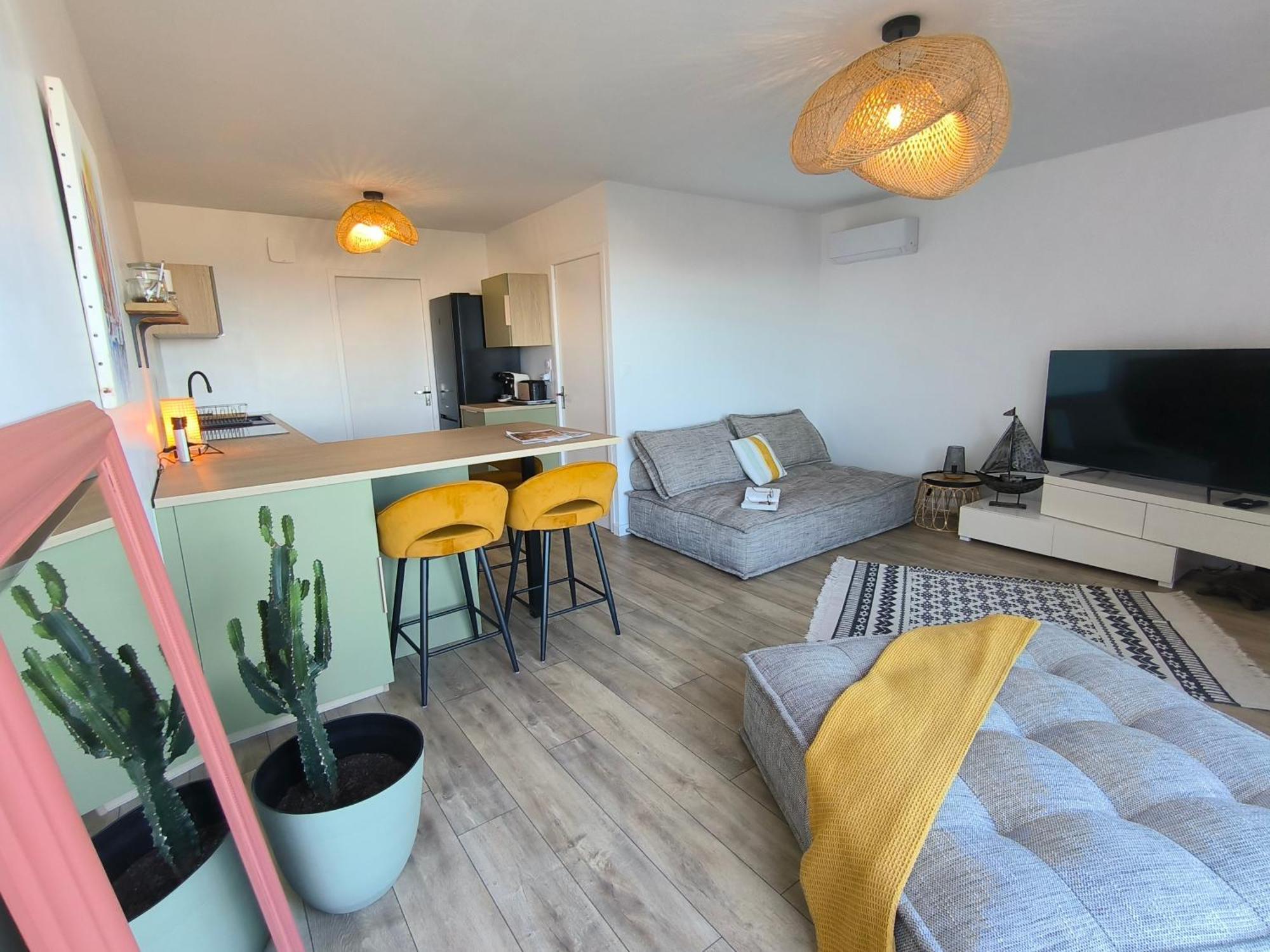 Appartement T2 Vue Parking Gratuit